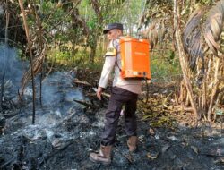 Ujung Tombak Informasi, Peran Polres Prabumulih Tanggulangi Karhutla