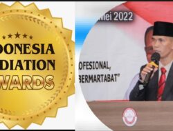 Abi Samran, Dinyatakan Lulus Sebagai Penerima Indonesia Mediation Awards 2023