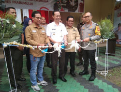 Kapolda Sumsel Irjen.Pol A.Rachmad Wibowo Resmikan Lapang Tembak Polres Prabumulih
