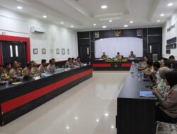Ops Mantap Brata, Biro Polda Sumsel Supervisi di Polres Muara Enim