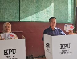 Pesta Demokrasi, Pj Wako dan Istri Coblos di TPS 20