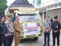 Pj Wako Prabumulih H Elman ST Lepas Logistik Pemilu