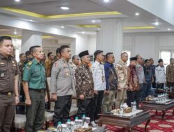 Pj Bupati Apriyadi Pimpin Rakor Matangkan Persiapan Pemilu 2024 di Muba