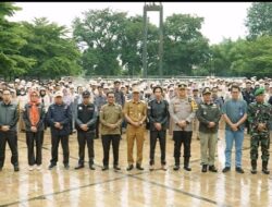 Pj Wako Prabumulih H Elman ST Hadiri Apel Siaga Bawaslu Prabumulih