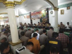 Kapolres Prabumulih AKBP Endro Wibowo Bersama Warga Peringati Isra Mi’raj