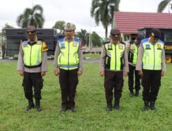 Pencoblosan Selesai, Personel Polres Prabumulih Tetap Standby