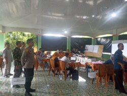 Plt.Polsek Rambang Kapak Tengah Iptu Heffi Juliansyah Tinjau Rekapitulasi PPK
