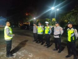 Anggota Polres Prabumulih Kawal Ketat Logistik ke Gudang KPU
