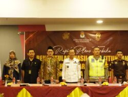 Pj Wako Prabumulih Elman ST Hadiri Rapat Rekapitulasi KPU di Favehotel