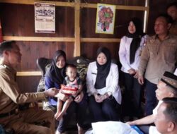 Pj Wako Prabumulih Elman ST Kunjungi Penderita Stunting di Payuputat