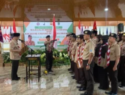 Usai Pengukuhan, Amalindo Langsung Melantik Kwartir Cabang Gerakan Pramuka Kabupaten