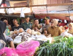 Pemkab Pali Gelar Sidak Sembako di Pasar Inpres Pendopo