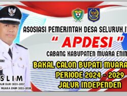 Muslim Jusroni, Ketua APDESI Siap Maju di Pilkada Muara Enim