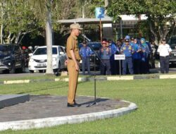 Pasca Lebaran, Elman ST MM Pimpin Apel Mingguan