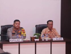 Elman ST dan Kapolres Saksikan MOU Kementan dan Polri Secara Virtual