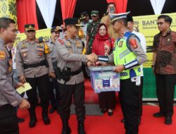 Kunjungi Jalur Mudik Prabumulih, Kapolda Sumsel : Pospam Cukup Baik dan Terlihat Siap
