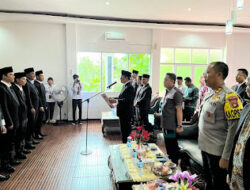 Kapolres PALI AKBP Khairu Nasrudin Hadiri Pelantikan PPK