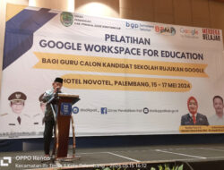 Heri Amalindo Buka Pelatihan Google WFE Untuk Guru dan Calon Kandidat Sekolah Rujukan
