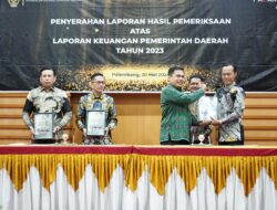 Pemkot Prabumulih Kembali Mendapatkan Penghargaan WTP Ke-11 dari BPK RI Sumsel Tahun 2023