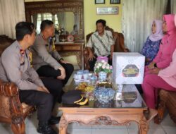Anjangsana, Tali Asih Polres Prabumulih Berikan Bantuan Kepada Purnawirawan Polri dan ASN