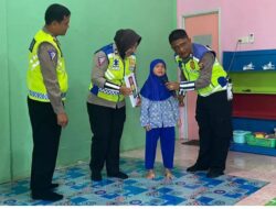 Polisi Sahabat Anak, Satlantas Polres Prabumulih Datangi Sekolah