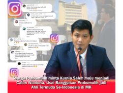 Usai Banggakan Prabumulih Jadi Ahli Termuda, Warga Minta Kurnia Saleh Maju Pilwako