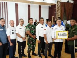 PJ Wali Kota Prabumulih Diwakili Asisten Hadiri Penyerahan Reward Kepada Atlit dan Pelatih