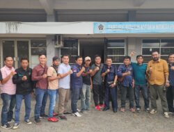 Kunjungan Kerja, Ketua PWI Sumsel Sambangi Kantor PWI Prabumulih