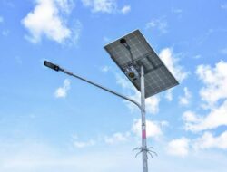 Melalui Pelaksana CV. JMB Pemkab PALI Realisasikan Lampu Tenaga Surya