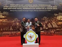 Bersama Ketua DPRD, Pj Wako Elman ST Serahkan LHP LKPP Tahun 2023
