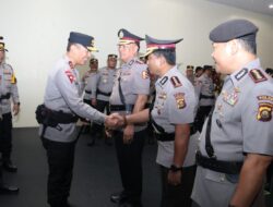 Kapolda Sumsel A Rachmad Wibowo Pimpin Sertijab di Lingkungan Polda dan Kapolres