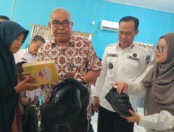 “Pertamina Peduli” Berikan Bantuan Peralatan Sekolah Hingga Edukasi Migas di SMAN 5 Prabumulih