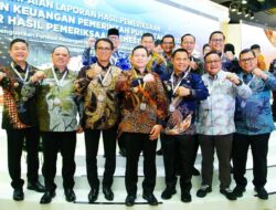 Sandi Fahlepi Hadiri Penyampaian Hasil Pemeriksaan BPK RI dan Seminar Nasional