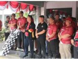 Rayakan HUT RI, Pj Bupati Muara Enim Buka Langsung Gerak Jalan Indah