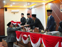 DPRD Prabumulih Mengelar Sidang Saripurna Pengesahan LPJ Wako Prabumulih APBD 2023