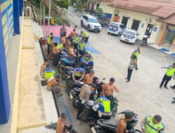Hendak Balap Liar, 17 Remaja Diamankan Personel Satlantas Polres Prabumulih