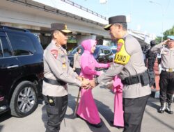 Prosesi Serah Terima Pataka ‘Atidhira Wira Bhakti’ Tandai Beralihnya Tampuk Kepemimpinan Polda Sumsel