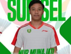Nur Munajad, Atlet Bulutangkis Asal Prabumulih Targetkan Perunggu di PON XXI Aceh-Sumut