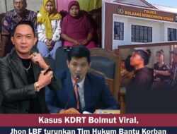 Kasus KDRT Bolmut Viral, Jhon LBF turunkan Tim Hukum Bantu Korban