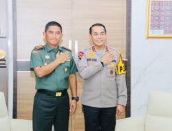 Kapolda Sumsel Sambut Silaturahmi Pangdam II Sriwijaya