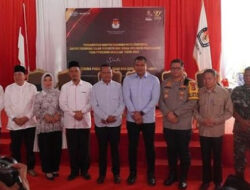 Sah! KPU Kota Prabumulih Tetapkan Tiga Pasangan Calon Pilkada 2024