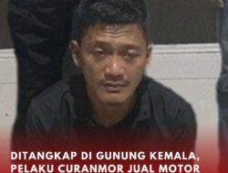 Pelaku Curnamor Ditangkap Di Gunung Kemala, Ternyata Jual Motor di Pali