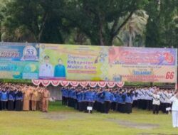 Peringati HUT ke 78, Pemkab Muara Enim Gelar Upacara