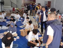 Ketua KPU Sumsel Tinjau Gudang Logistik KPU Prabumulih
