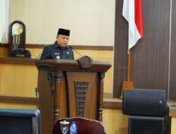 Pj Bupati Muba Jelaskan 3 Raperda Inisiatif di Paripurna