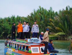 Pj Bupati Muba Tinjau Penyeberangan Jembatan P6 Lalan