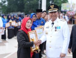 HUT 78 Muara Enim, Hengky Putrawan Pimpin Upacara