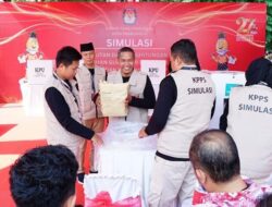 Persiapan Pemilu, KPU Prabumulih Lakukan Simulasi Pemilihan