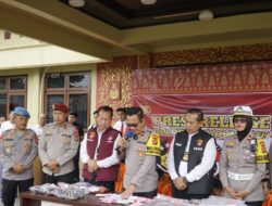 Polres Prabumulih Gelar Press Realese Sepanjang Tahun 2024