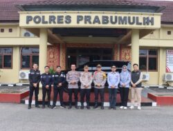 Operasi Mantap Praja 2024, Kasubbdit Humas Polda Sumsel Monitoring ke Polres Prabumulih